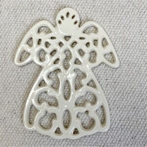Lenox Filigree Porcelain Angel Ornament